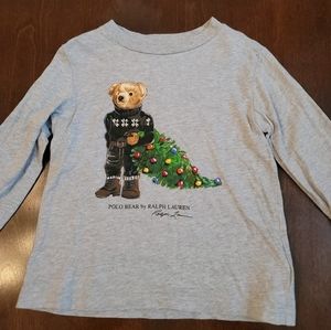 EUC Ralph Lauren Polo Bear Christmas Shirt